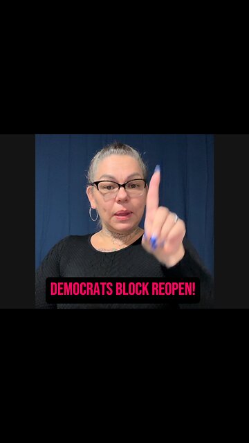 🚨 Democrats BLOCK Reopen?! 😱 #ASL #deaf #signlanguage