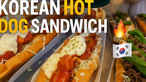 Korean Street Food 🇰🇷 | Amazing Hot Dog Sandwich | Taste of Pakistan TV