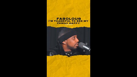 @myfabolouslife I’m thankful to see my family happy. #fabolous 🎥 @letsrapaboutitpodcast