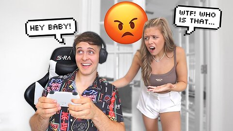 Gaming With Girls Online To See How My Girlfriend Reacts! INTENSE