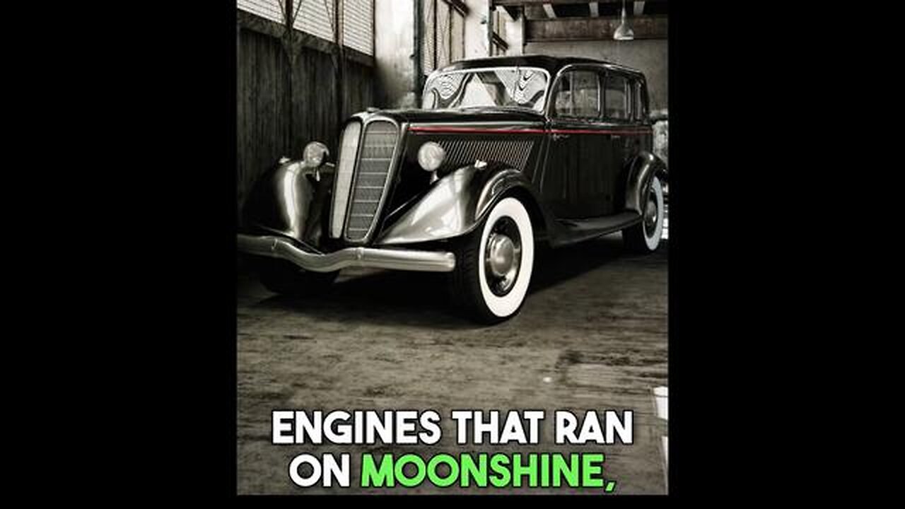 Cars running on Alcohol and the prohibition