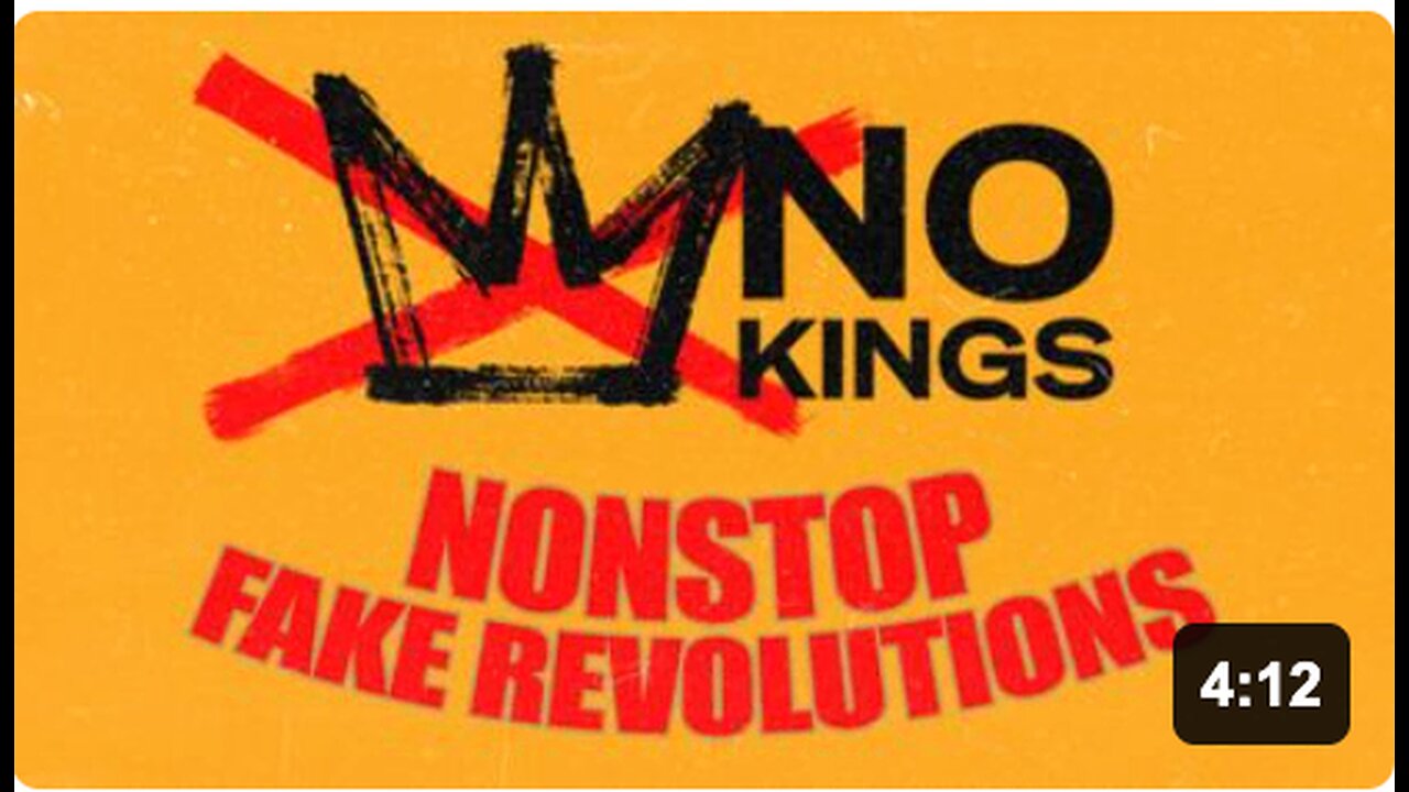 NO KINGS: Nonstop FAKE Revolutions