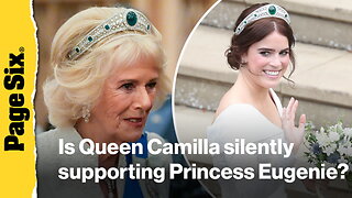 Queen Camilla supports Princess Eugenie with surprising tiara choice amid Andrew scandal