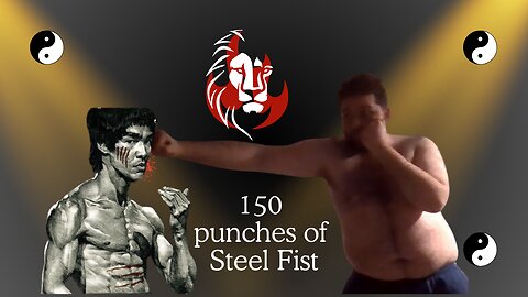 Today I Practice 150 Punches of Steel Fist by Bruce Lee