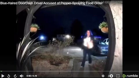 DoorDash Driver Sprays Pepper Spray On Delievery! 12-10-2025
