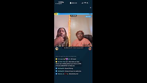 SIRBBB TALKS MOET GODDESS AND LINES CNN BIGO LIVE