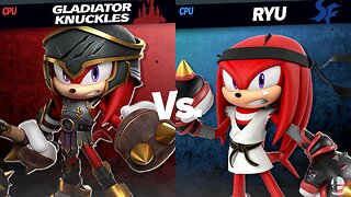 Gladiator Knuckles (Richter) vs Karate Knuckles (Ryu) [Titan SSBU Request] -By TheS0nicGuy/Arxmax987