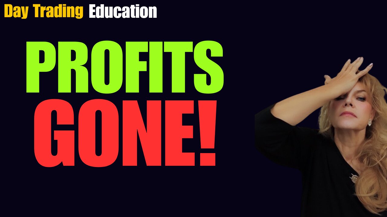 ⚠️Why Traders Give Back Profits (The Real Reason Nobody Talks About)