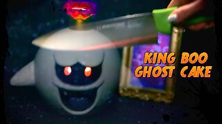 MAKING A REAL GHOST CAKE OF KING BOO!