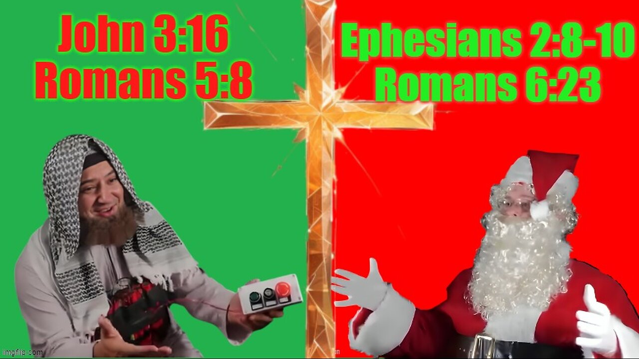 Santa Claus Leads False Prophet Muhammad To Jesus Christ