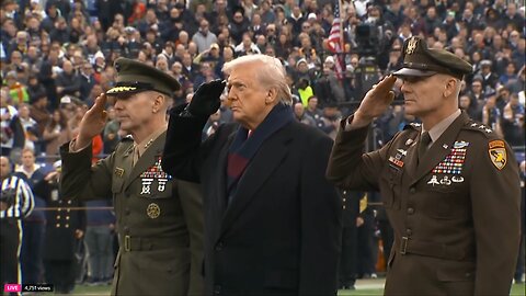 President Trump attends the Army–Navy football game