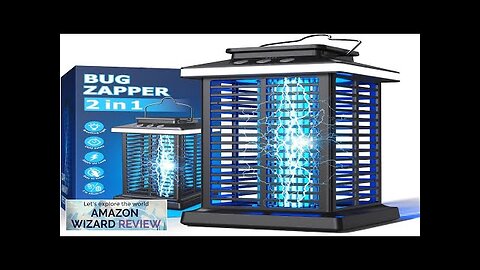 Bug Zapper Outdoor Mosquito Zapper 2 in 1 Portable & Rechargeable Bug Review