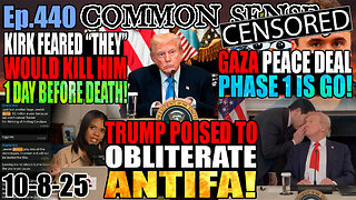 Ep.440 Trump To Obliterate Antifa! Gaza Peace Deal Phase 1 Initiated! Kirk Texts Verified By TPUSA! 3 Sources: Kirk Feared “They” Would Kill Him 24 Hours B4 His Death! GOLD OVER $4K! SILVER ALMOST AT $50!