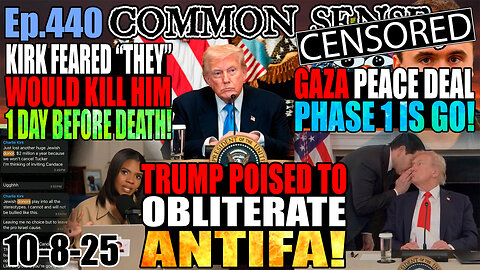 Ep.440 Trump To Obliterate Antifa! Gaza Peace Deal Phase 1 Initiated! Kirk Texts Verified By TPUSA! 3 Sources: Kirk Feared “They” Would Kill Him 24 Hours B4 His Death! GOLD OVER $4K! SILVER ALMOST AT $50!