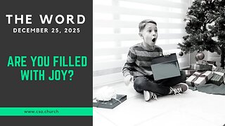 Are you filled with JOY?