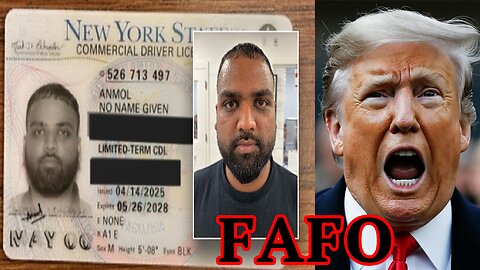 Illegal Alien Truck Driver FINDS OUT when his CDL SHOCKS Ice Agents! FAFO!