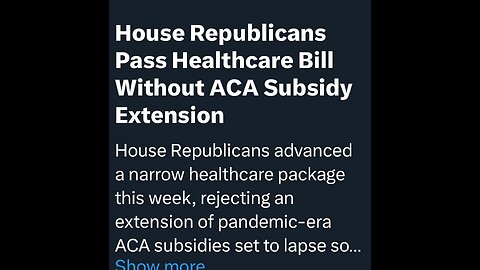 I voted for the last 15yrs for Republicans to end Obamacare and now that no subsidies,