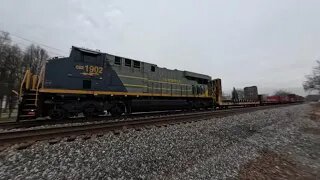 CSX 1902 Clinchfield Heritage Unit Cumberland to Chicago