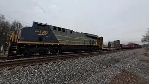 CSX 1902 Clinchfield Heritage Unit Cumberland to Chicago