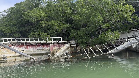 Shipwreck near jewfish creek