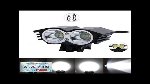 BIKIGHT 2400Lm Super Brightness Bike Headlight 2 LED Lamp Bead IPX65 Waterproof Review