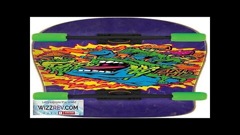 Santa Cruz Skateboard Complete Toxic Hand 80's Old School Shape 9.7" x Review