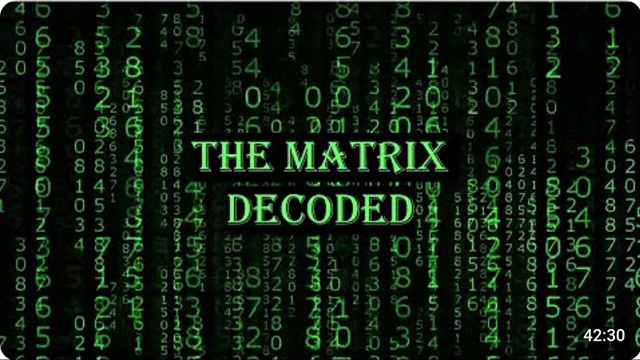 THE MATRIX DECODED