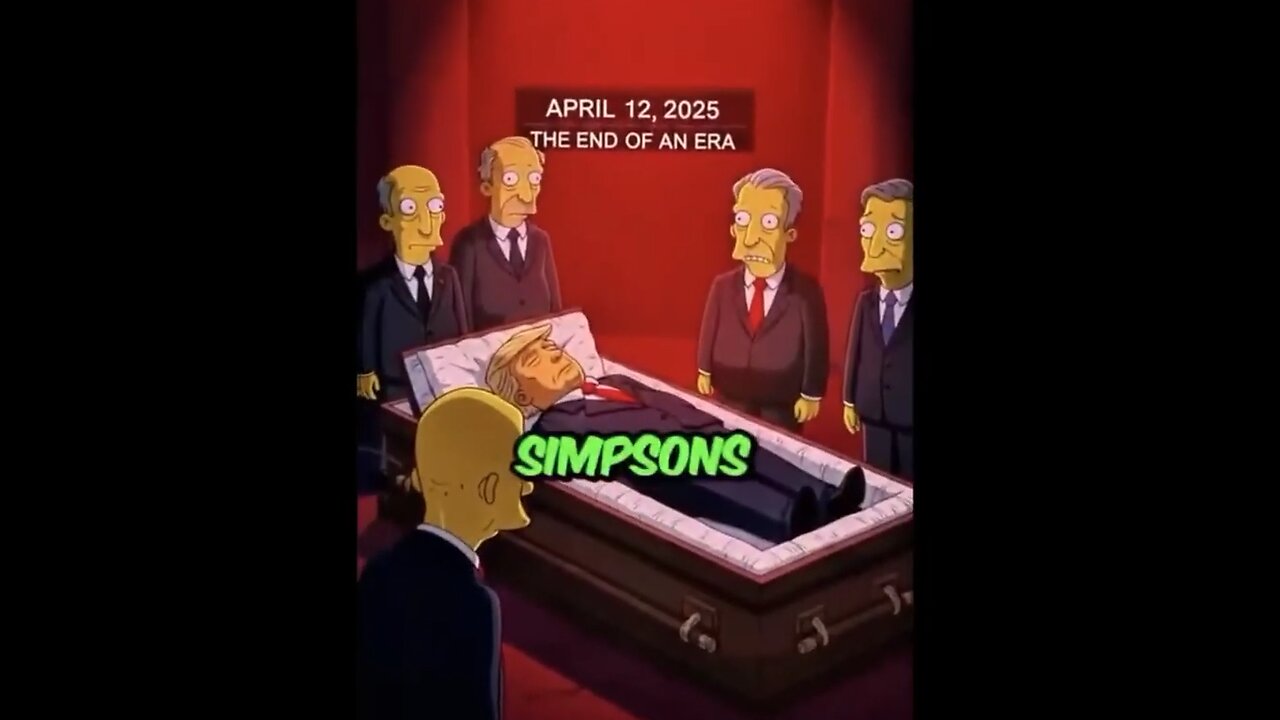 The Simpsons Predict Trumps Death ... April 12th 2025! Bo Polny & Nino discuss it!