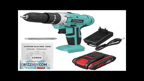 KiWarm 1200mAh 48VF Brushless Cordless Impact Drill Electric Impact Drill with Battery Review