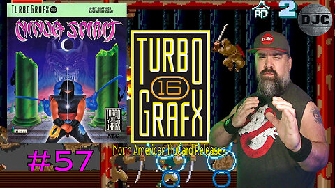 Turbografx 16 - north American HuCard Releases #57 - "Ninja Spirit"