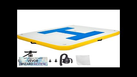 Inflatable Dock Platform Inflatable Floating Dock 8x5 ft with Electric Air Pump Review