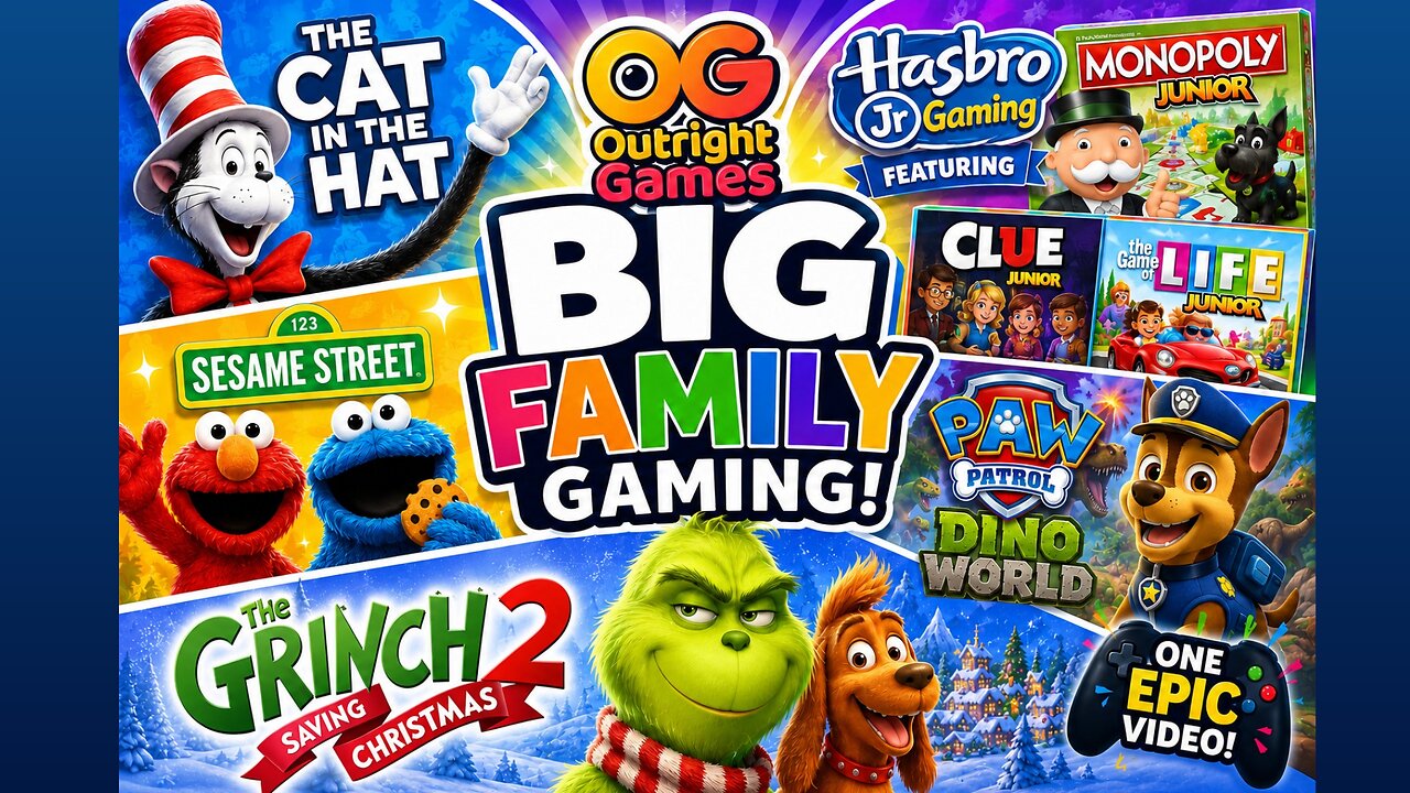 Outright Games Big Family Gaming Demos & Trailers Day