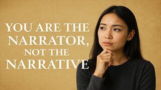 You Are the Narrator, Not the Narrative