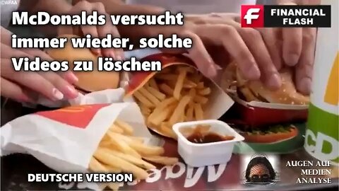 McDonalds versucht immer wieder, dieses Video zu löschen (Financial Flash - Deutsch)
