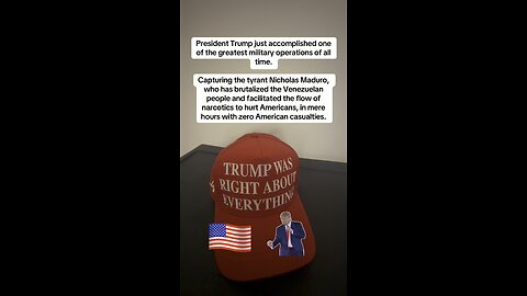 President Trump just accomplished one of the greatest military operations of all time!