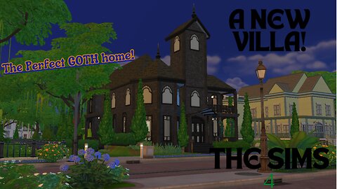 Sims 4 - Goth's New Villa Speed Build