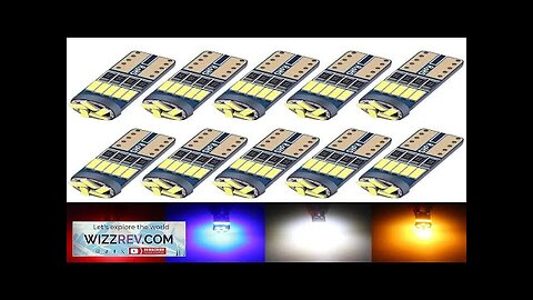 10pcs Car LED T10 4014 15SMD LED Reading License Plate Trunk Lights Review