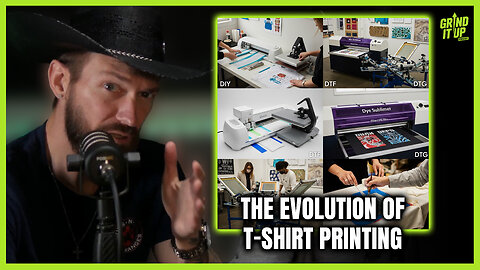 From Cricut to DTG: The Evolution of T-Shirt Printing & Business Growth | Grind It Up Podcast