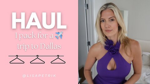 Dallas Trip Haul ✈️ | What I’m Packing for a Stylish Weekend of Girl Time & work Conference