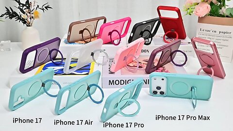 Phone Cases Compatible with all iPhone 11-17 models, Available in 12 different colors.