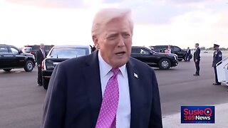 President Trump Arrives in Florida en Route Mar-a-Lago