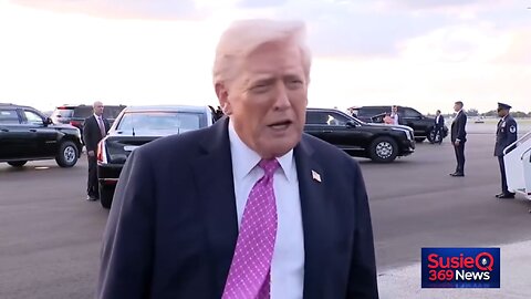 President Trump Arrives in Florida en Route Mar-a-Lago