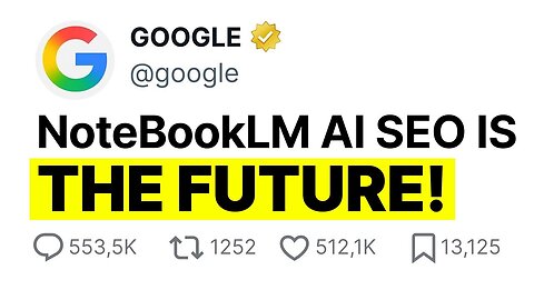 NotebookLM AI SEO Is INSANE!
