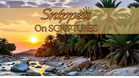 Snippets 001 Blessed is the man