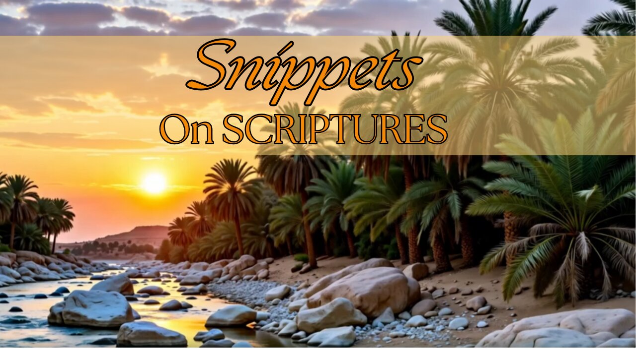 Snippets 001 Blessed is the man