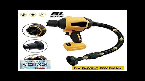 Electric Goddess Air Gun Cordless Compressed Air Dust Collector Blower Brushless Power Review