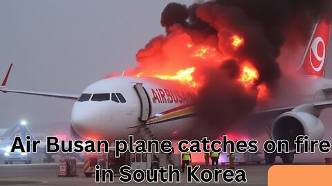 🔥✈️ Air Busan Plane Catches Fire at Gimhae Airport! 😱🚨 7 Injured in Shocking Incident! 🛫🔥