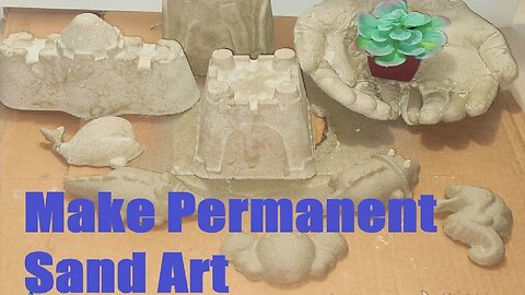 Permanent Sand Art With Molds 5 Minute Craft Beginner level DIY