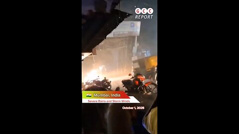 #India #Mumbai #rain #storm #climate #anomaly #climatecrisis #weather #destruction #climatechange