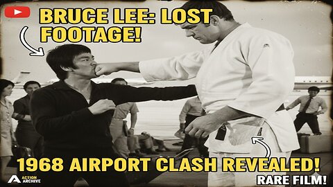 🐉 Bruce Lee: Lost Footage! ✈️ 1968 Airport Clash Revealed 🎬 Rare Film 🔥 Must-See